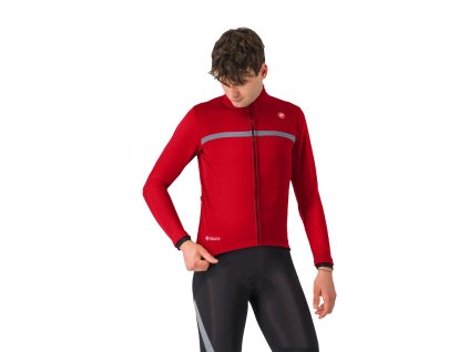 Castelli Estremo 2 Jacket, Pro red  Bunda do rôznych zimných podmienok