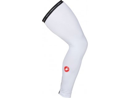Castelli UPF 50+ Light Leg, White  Tenké cyklistické návleky na nohy