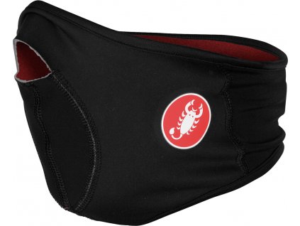 Castelli Viso Face mask, Black  Windstopper maska na tvár