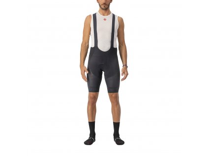 Castelli Superleggera bibshort, Black  Závodne ladené, extra ľahké cyklo kraťasy s trakmi