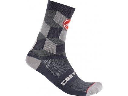 Castelli Unlimited 15, Dark grey  Letné cyklo ponožky