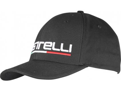 Castelli Classic Cap, Black/ Ita  Šiltovka na voľný čas