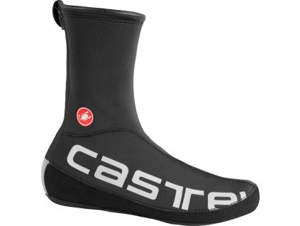Castelli Diluvio Unlimited shoecover, Black/ White reflex  Zimné návleky na tretry