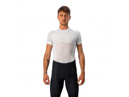 Castelli Core Seamless SS, White  Funkčná bielizeň bez švov do chladnejších dní