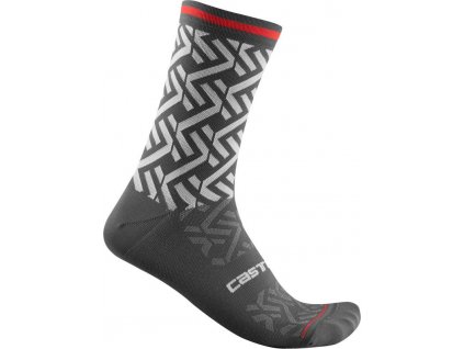 Castelli Tiramolla 15, Dark grey  Výkonné, vysoké, letné ponožky
