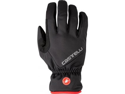 Castelli Entrata Thermal, Black  Teplé zimné cyklistické rukavice