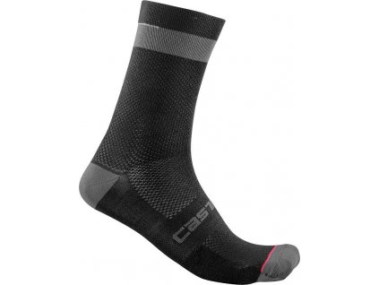 Castelli Alpha 18, Black  Zimné ponožky s Merino vlnou a Primaloft