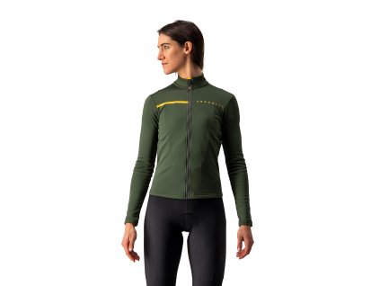 Castelli Sinergia 2 W, Military green  Zateplený  dres do prechodného obdobia