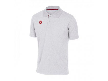 Castelli Race Day Polo, White  Polokošeľa na voľný čas