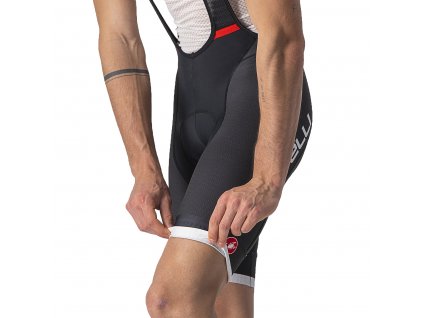 Castelli Competizione KIT Bibshort, Black/ Silver grey  Bestseller, pánske cyklo nohavice s trakmi