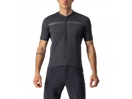 Castelli Unltd Allroad SS, Dark grey  Pohodlný a všestranný, letný cyklistický dres