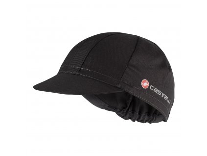 Castelli Endurance Cap, Black  Cyklo šiltovka aj pod prilbu