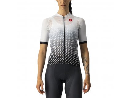 Castelli Climber'S 2.0 W SS Jersey, White/ Silver gray  Dres do najhorúcejších dní, vylepšili sme UV ochranu