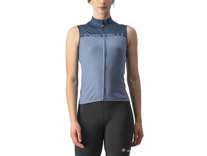 Castelli Velocissima W SLV, Light steel blue/ Moonlit ocean  Pohodlný, dámsky, letný dres bez rukávov