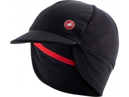 Castelli Estremo WS Cap, Black  Zateplená čiapka s ochranou proti vetru