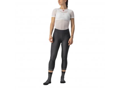 Castelli Velocissima W Thermal Knicker, Black/ Reflex  Dámske 3/4 nohavice bez trakov určené do suchých podmienok