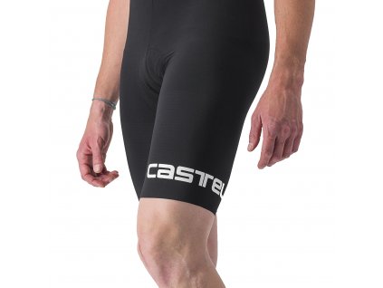 Castelli Premio Black Limited Edition, Black/ White  Pánske prémiové krátke nohavice s trakmi