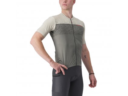 Castelli Unlimited Entrata VI, Travertine grey/ Forest grey  Univerzálny letný dres