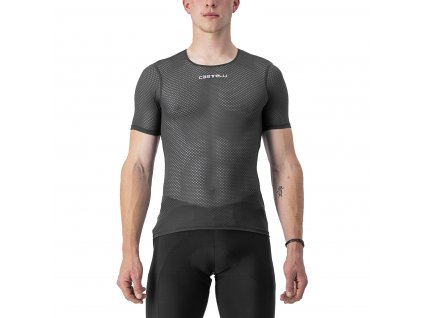 Castelli Pro Mesh 2.0 SS, Black  Pánska funkčná bielizeň s krátkym rukávom do rôznych podmienok