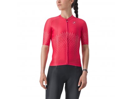 Castelli Aero Pro W, Hibiscus  Aerodynamický, priliehavý, dámsky, letný dres