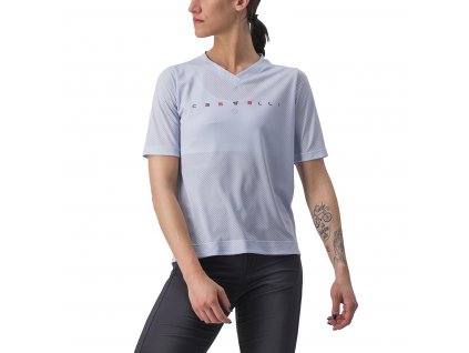 Castelli Trail Tech 2 W Tee, Frosted Italic  Dámske funkčné tričko/dres vo voľnom strihu