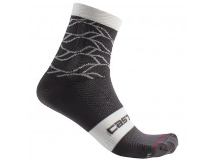 Castelli Climber'S 3.0 W 12, Ivory/ Black  Dámske letné ponožky s iónmi striebra