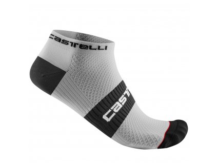Castelli Lowboy 2, White  Letné ponožky pre zaistenie správneho výkonu
