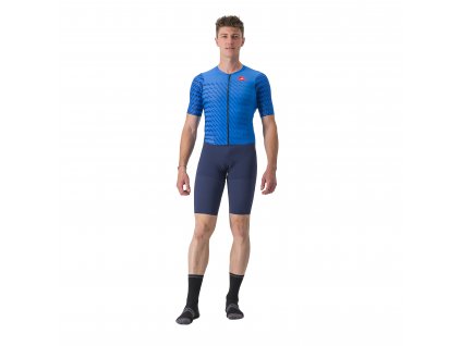 Castelli PR 2 Speed Suit, Drive blue  Aerodynamická triatlonová kombinéza