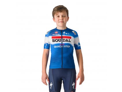 Castelli Soudal Quick-Step Kid, Team  Detský dres s krátkym rukávom vo farbách majstra sveta