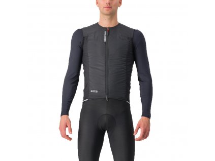 Castelli Fly Vest, Light black  Pánska cyklistická vesta extrémne ľahká a výkonná