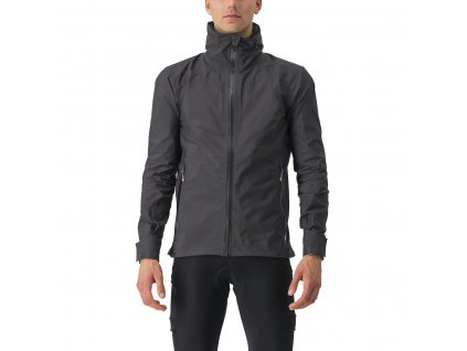 Castelli Trail GT, Dark gray  Cyklistická bunda s kapucňou