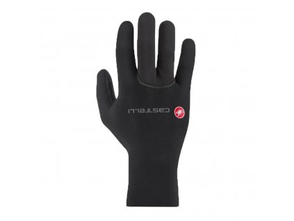 Castelli Diluvio One, Black  Tenšie neoprénové cyklistické rukavice