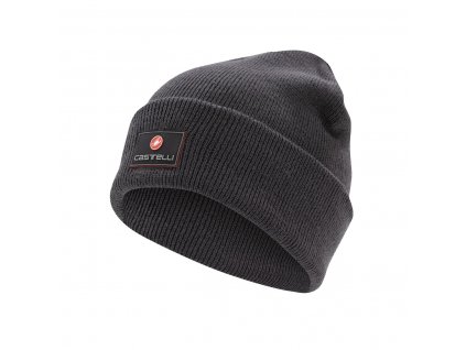 Castelli Podiofirma, Dark gray  Teplá, mäkká zimná čiapka