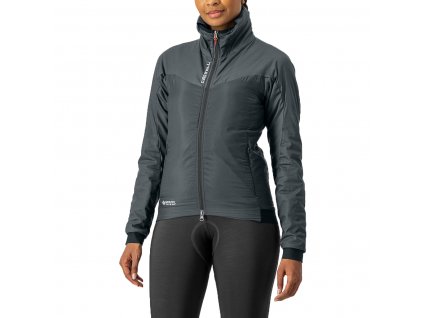 Castelli Fly Thermal W, Urban gray  Dámska ľahučká, zimná cyklistická bunda