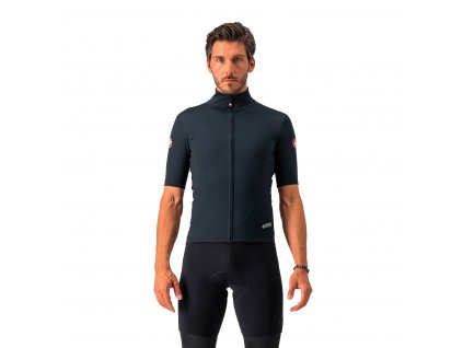 Castelli Perfetto Light RoS, Light black  Windstopper dres s krátkym rukávom