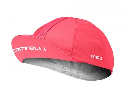 Castelli Giro cap, Giro pink  Šiltovka aj pod prilbu