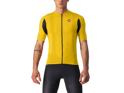 Castelli Superleggera 2, Saffron  Veľmi ľahký, tenký letný dres na bicykel