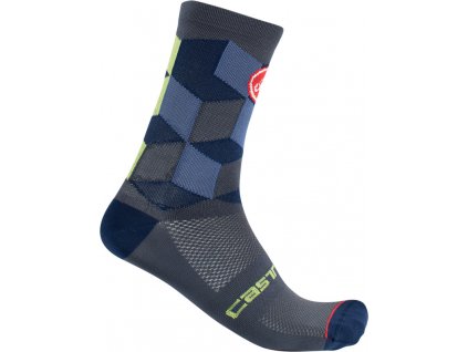 Castelli Unlimited 15, Dark steel blue  Letné cyklo ponožky