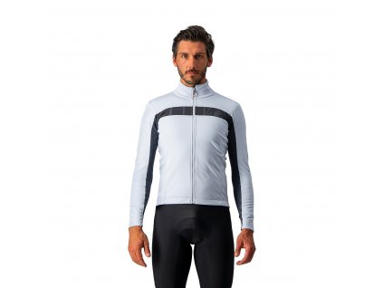 Castelli Mortirolo VI, Silver/ Grey  Pánska univerzálnejšia Windstopper bunda