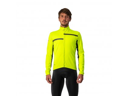 Castelli Transition 2, Fluo yellow  Univerzálna cyklo bunda do prechodného obdobia