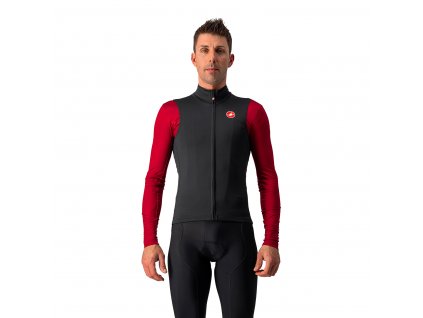 Castelli Pro Thermal MID Vesta, Light black  Mierne zateplená vesta bez windstopperu