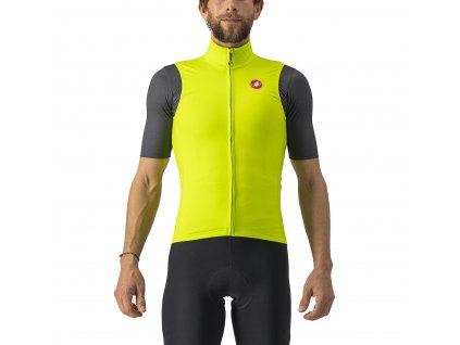 Castelli Pro Thermal MID Vesta, Lime  Mierne zateplená vesta bez windstopperu