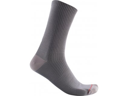 Castelli Bandito Wool 18, Nickel grey  Merino zimné cyklistické ponožky