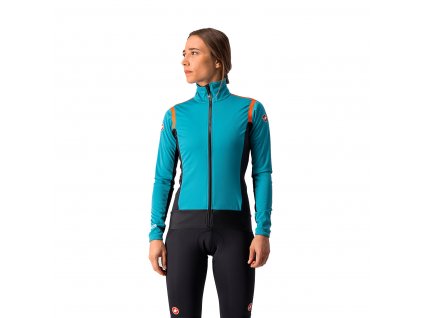 Castelli Alpha RoS 2 W Light, Light blue/ Black  Dámska jarná a jesenná bunda