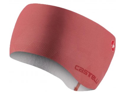 Castelli Pro Thermal W Headband, Mineral red  Dámska, mierne zateplená čelenka aj pod prilbu