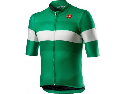Castelli LaMitica, Green  Pánsky dres tradičného dizajnu s extra fit strihom