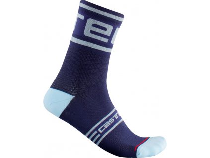 Castelli Prologo 15, Savile blue  Letné, vysoké, cyklistické ponožky