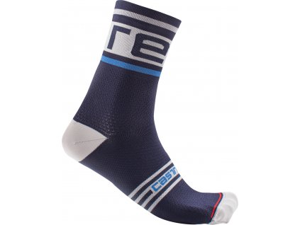 Castelli Prologo 15, Belgian blue  Letné, vysoké, cyklistické ponožky