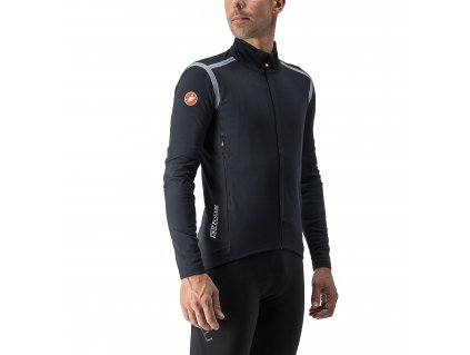 Castelli Perfetto RoS Convertible, Light black  Ľahká cyklo bunda s odnímateľným rukávom