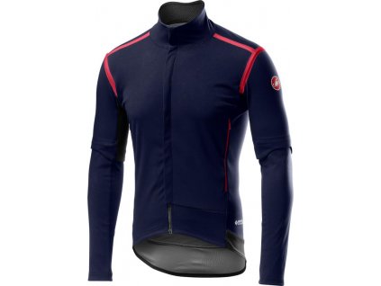 Castelli Perfetto RoS Convertible, Savile blue  Ľahká cyklo bunda s odnímateľným rukávom